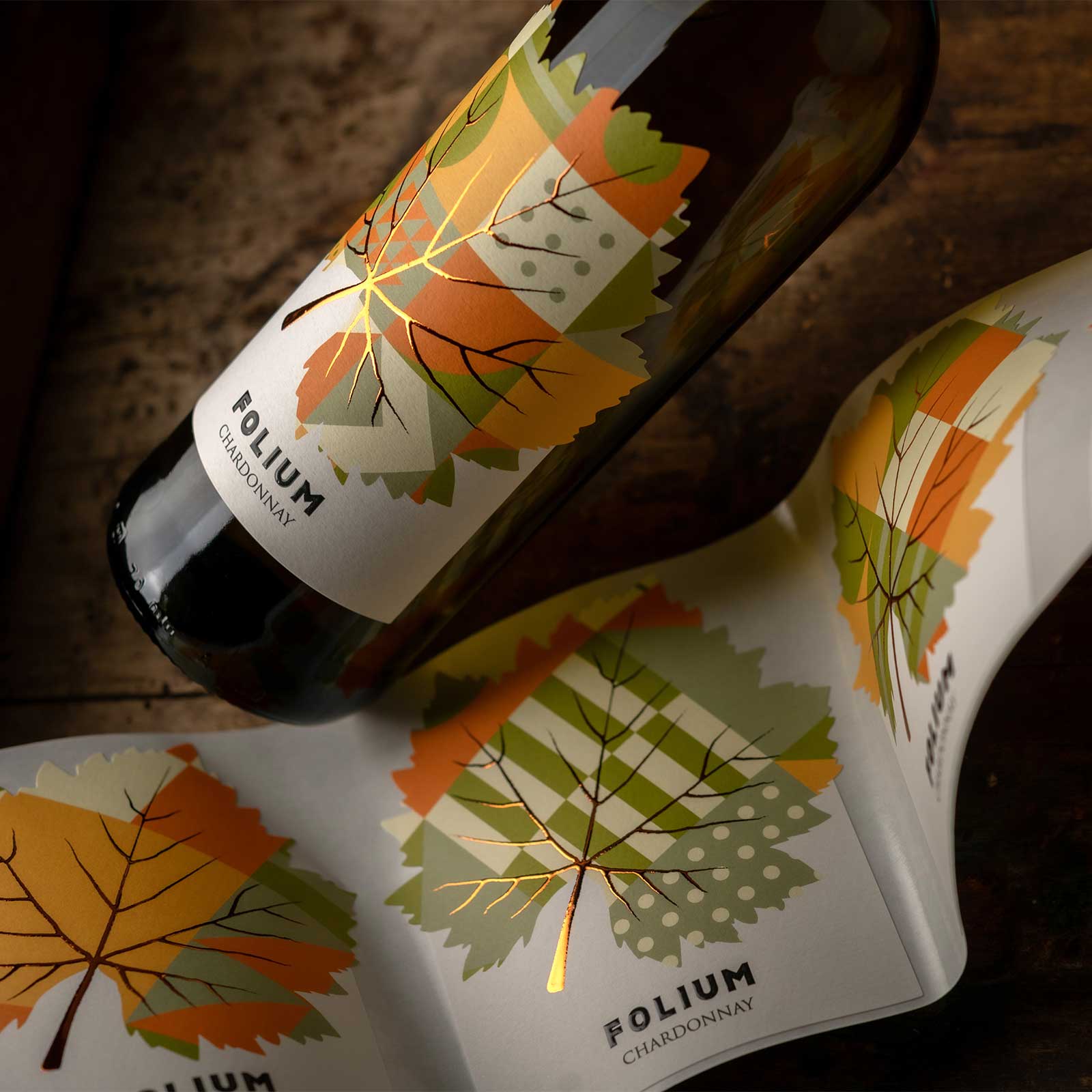 etichetta vino folium lamina